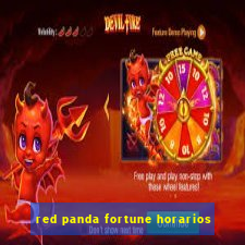 red panda fortune horarios